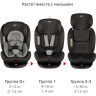 Удерживающее устройство для детей SIGER Престиж ISOFIX, гр.0+/ I/II/III, графит KRES3523